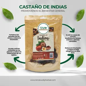 4 oz Premium Quality Horse Chestnut/ Castaño De Indias for General Wellness - Can Help Promotes Blood Circulation, Supports Heart Health, and Reduces Fatigue - Healthcare, Fitness, Perfect For Tea, Tea Bags