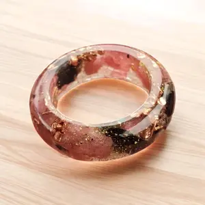 EMF Shielding Ring Hoop with Orgonite Crystals for Unisex natural crystal daily use