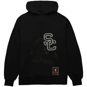 Travis Scott X Mitchell & Ness USC Trojans Overlap Pullover Hoodie