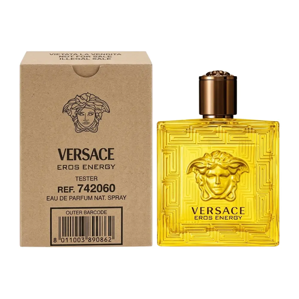 Versace Eros Energy Eau de Parfum 3.4 oz Tester for Men | Vibrant Fresh Fragrance Versace Eros Energy Eau de Parfum 3.4 oz Tester for Men | Vibrant Fresh Fragrance