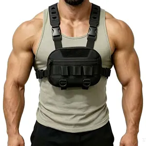 Unisex Lightweight Outdoor Fishing Backpack, Sporty Chest Bag for Cycling & Fitness, Multi-Functional Tool Kit, Perfect for Hiking & Traveling