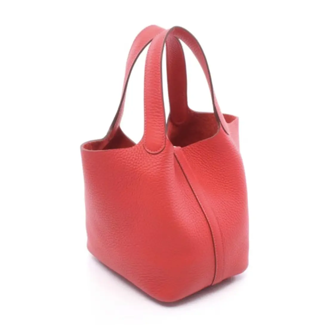 Pre-owned HERMÈS leather Handbags Hermes Picotin Lock 18 PM 4000004822536