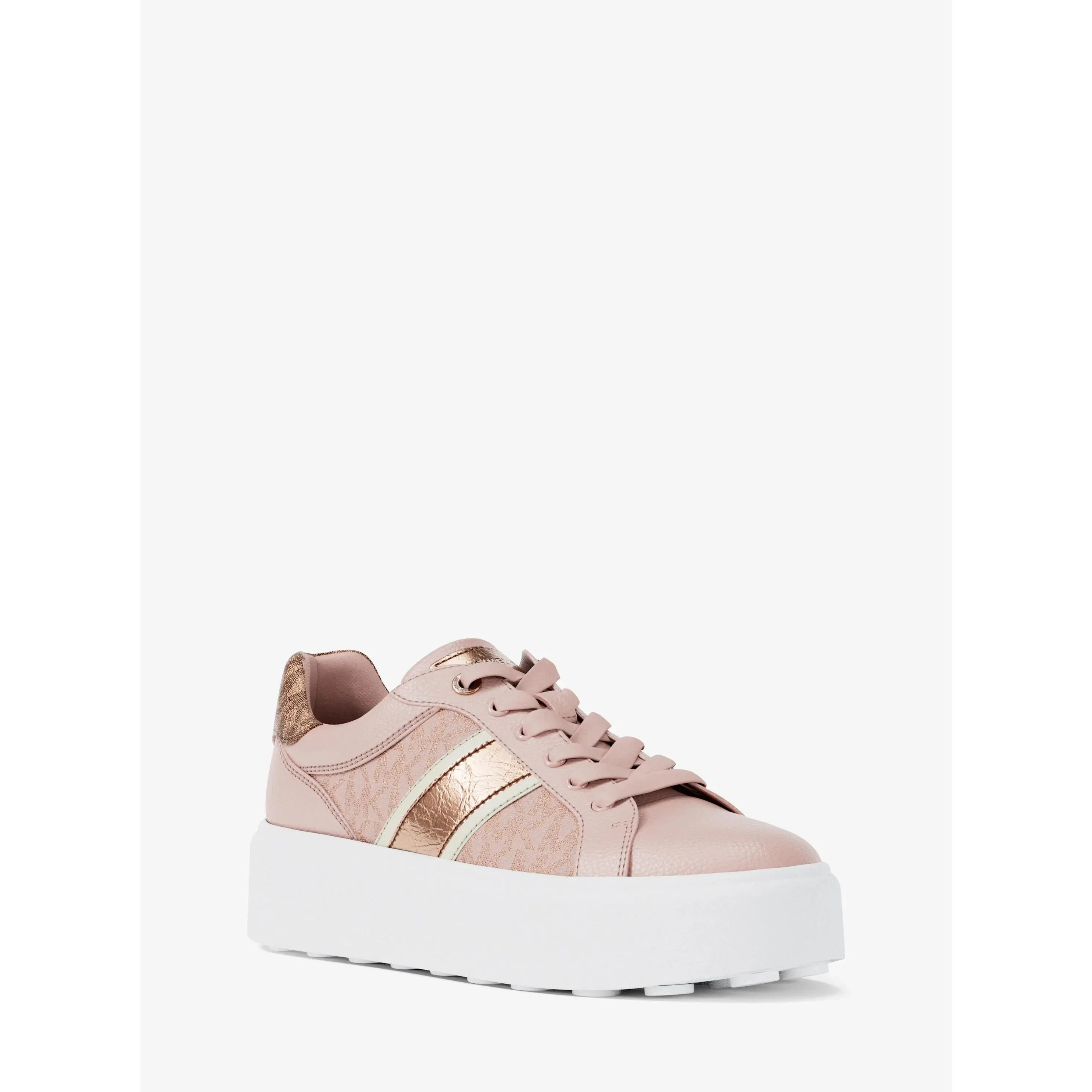 Romey Signature Logo Stripe Platform Sneaker