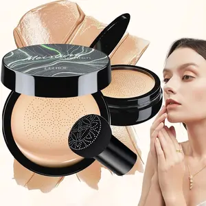 Long-lasting Moisturizing Hydrating Air Cushion CC Cream, 1 Count Waterproof Concealer Foundation, Full Coverage Flawless Makeup Cream