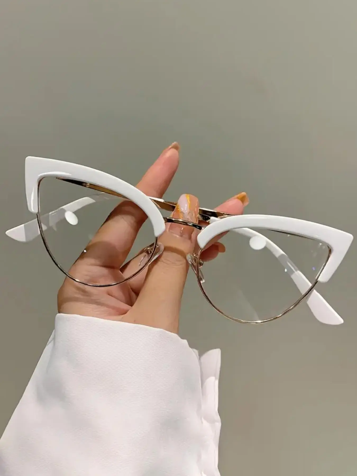 1 Pair Simple Eyeglasses for Everyday Use, All Seasons Cat Eye Frame Fashion Eyewear, Travel Accessories, Classic Fashion Glasses, Stylish Eyeglass, Casual Stylish Glasses