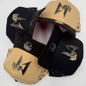 Gorra CT Chava Hats - Black and Beige Caps with Unique Designs and Logos