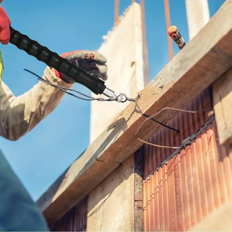1pc Semi-automatic Rebar Hook, Straight Pull Tie Hook, Wire Binding Tool, Rebar Tie Wire Hook With Hooks