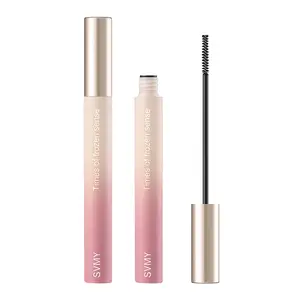 SVMY 2PCS Lengthening Curling Volumizing Mascara Beginner Friendly Waterproof Sweat Resistant Smudge Proof Non Greasy Formula for Daily Wear and Special Occasions