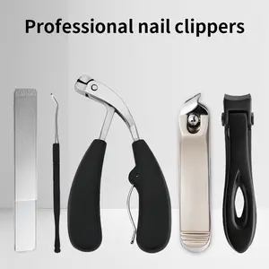 New set, multifunctional anti splash nail clipper, capable of trimming thick and hard nails, suitable for both men and women at home, nail clipper set for nail grooves, nail clippers for toenail inflammation, and nail clippers