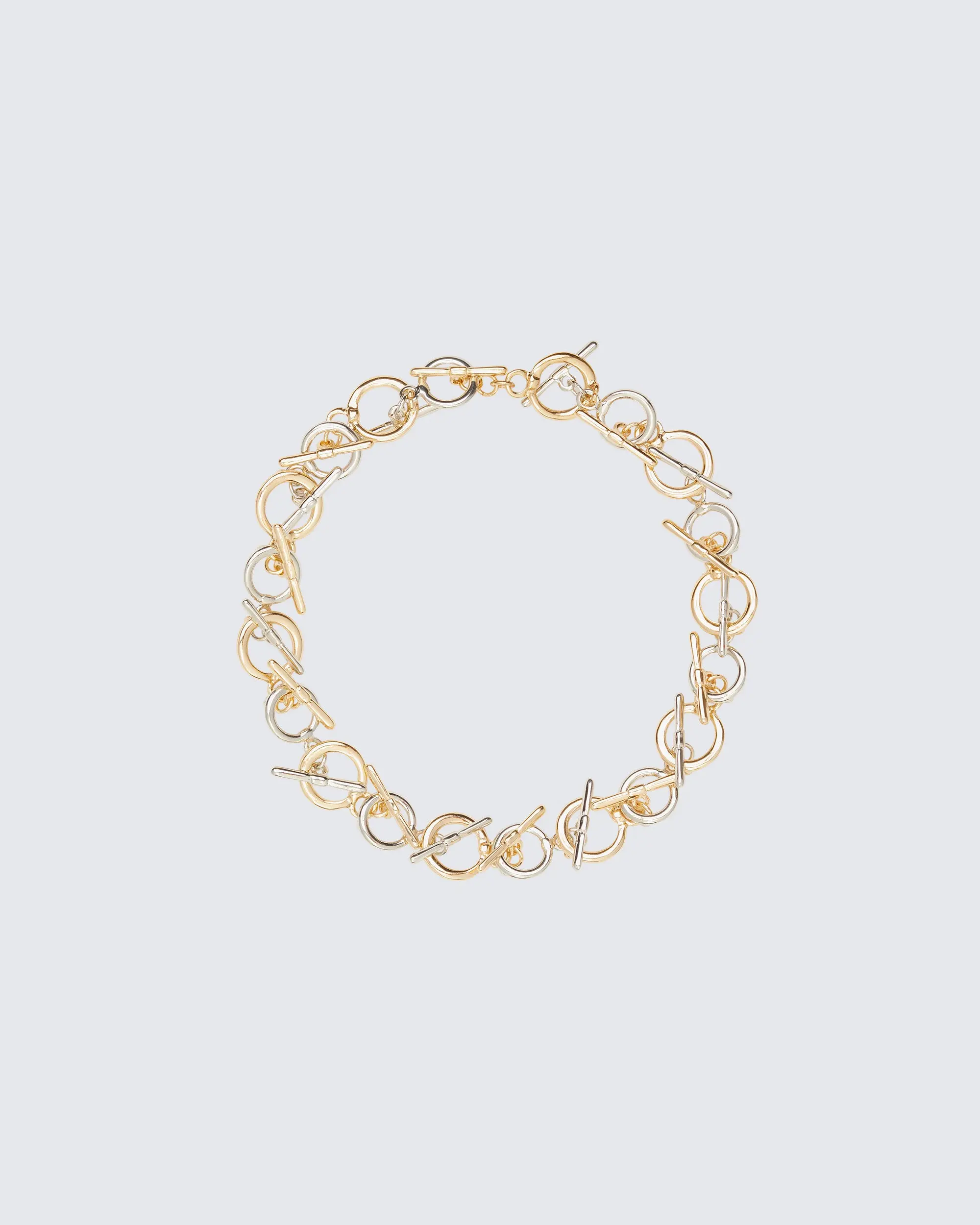 Candace Metal Mix T-Bar Choker