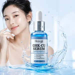 GHK-Cu Copper Peptide Facial Serum - 30ml/1fl oz Advanced Anti-Aging Liquid, Firming, Revitalizing, Conditioning Pore Control Skin Solution