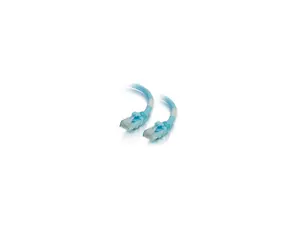 C2G 00761 Cat6a Cable - Snagless Unshielded Ethernet Network Patch Cable, Aqua (5 Feet, 1.52 Meters)
