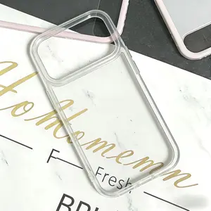New Candy Color Phone Case, Perfect for Stickers, Photos and Cream Glue DIY Decor. Ready to Use or Customize Freely. Shockproof, Anti-Slip & Anti-Yellowing Design, Compatible with iPhone 15 Pro Max, iPhone 16, 16 Pro Max, 17, 17 Pro Max
