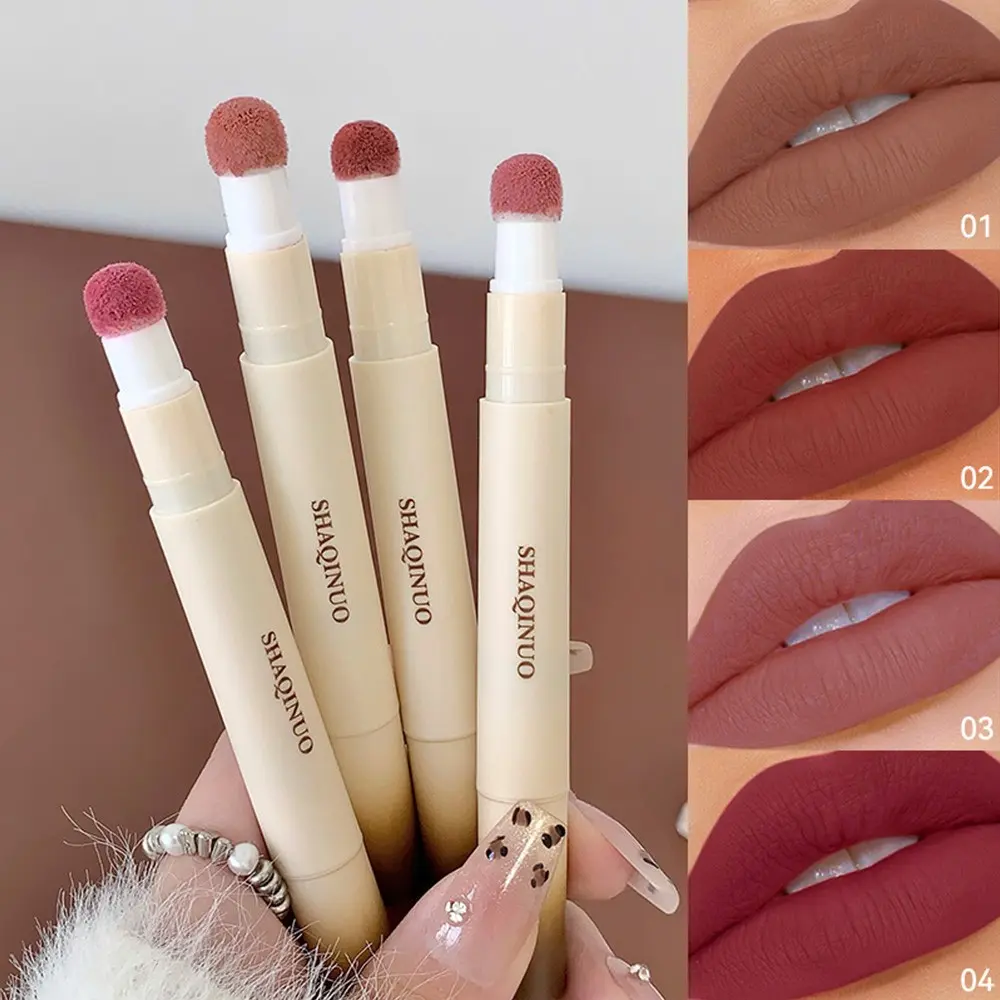 Shaqinuo Velvet Matte Lip Cream, Natural Color, Autumn Winter Atmosphere, Everyday Use, Suitable for All Occasions