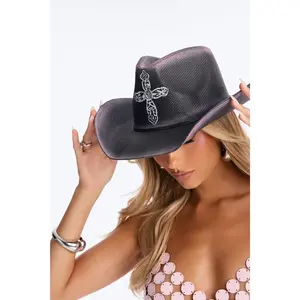 Western Halo Cowboy Hat - Purple