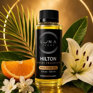 HILTON 120ML Pure Natural Fragrance Aroma Oil - Fruit, Bergamot, Floral Scents for Aromatherapy Diffusers, Relaxation