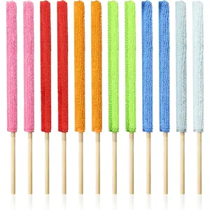 12 count Microfiber Detail Duster Sticks Fan Cleaning Brush Crevice Cleaning Tool AC Vent Cleaner Mini Split Cleaning Kit Fan  Cleaner Dusters for Cleaning   Window Blind(Multicolors)