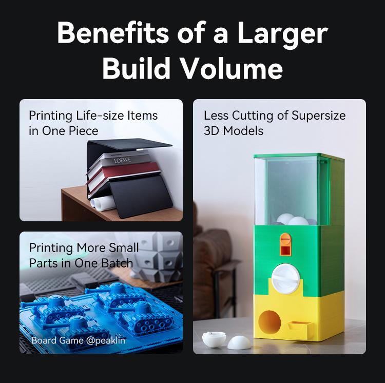 Creality Ender-3 V3 Plus 3D Printer - Dual Motors, CoreXZ Tech, Clog-Free Extruder, and Quick-Swap Nozzle Wifi