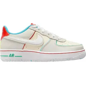 Nike Air Force 1 LV8 2 BG Pale Ivory/White-Picante Red (FQ8350 110)