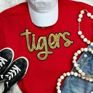 Tigers Gold Sequin Patch