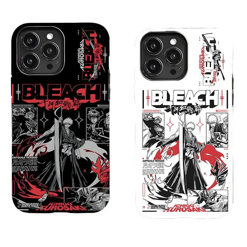 BLEACH phone case, featuring Kurosaki Ichigo and Zangetsu design. Suitable for iPhone 17-11 Pro Max/Plus and Samsung Galaxy S23-25. - TikTok Shop BLEACH phone case, featuring Kurosaki Ichigo and Zangetsu design. Suitable for iPhone 17-11 Pro Max/Plus and Samsung Galaxy S23-25. - TikTok Shop
