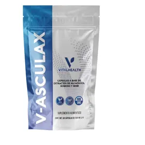 V- ASCULAX The antioxidant properties of each natural ingredient could help you reduce inflammation, increase elasticity, dilation and protection of vessels by improving blood flow. Healthcare Supplement Fitness Dietary Edible Vitamin