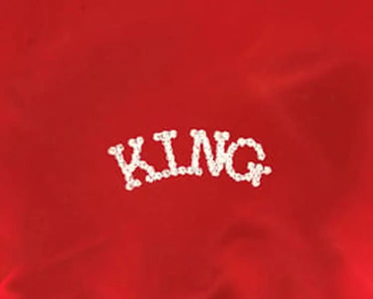 Sunnywood 3268 Silver Rhinestone Pin - King