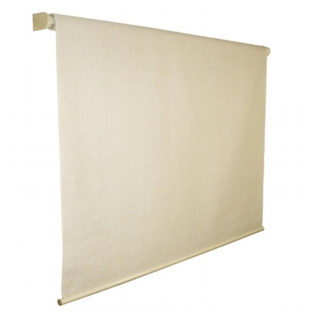 Coolaroo Knitted Fabric Weatherproof Outdoor Patio Canopy, 6 ft. (72" x 96" x 0.2") Pebble Aesthetic Car Exterior Sunshade Sun Roller Blinds, Protection Sun Roller Blinds, UV Blocking, 40% Temp Reduction, All Seasons, Mildew Resistant