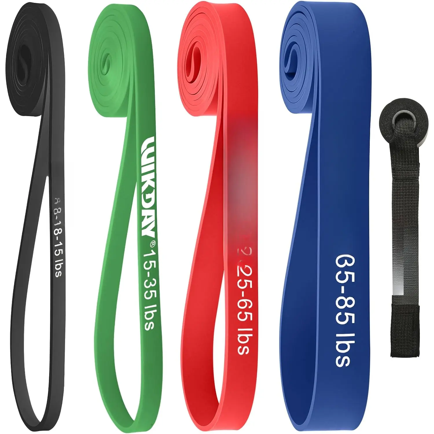 Resistance Bands, Pull Up Bands, Workout Bands for Exercise, Thick Heavy Resistance Band Set with Door Anchor, Elastic Bands for Body Stretching, Crossfit  at Home/Gym Men & Women Women