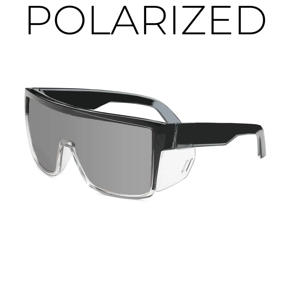 Black transmosed silver film polarized s