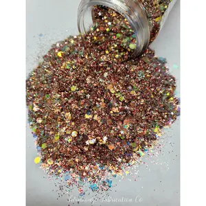 "Boot in Your Ass" Custom Mix / Polyester Glitter / Tumbler Glitter / Gold Glitter