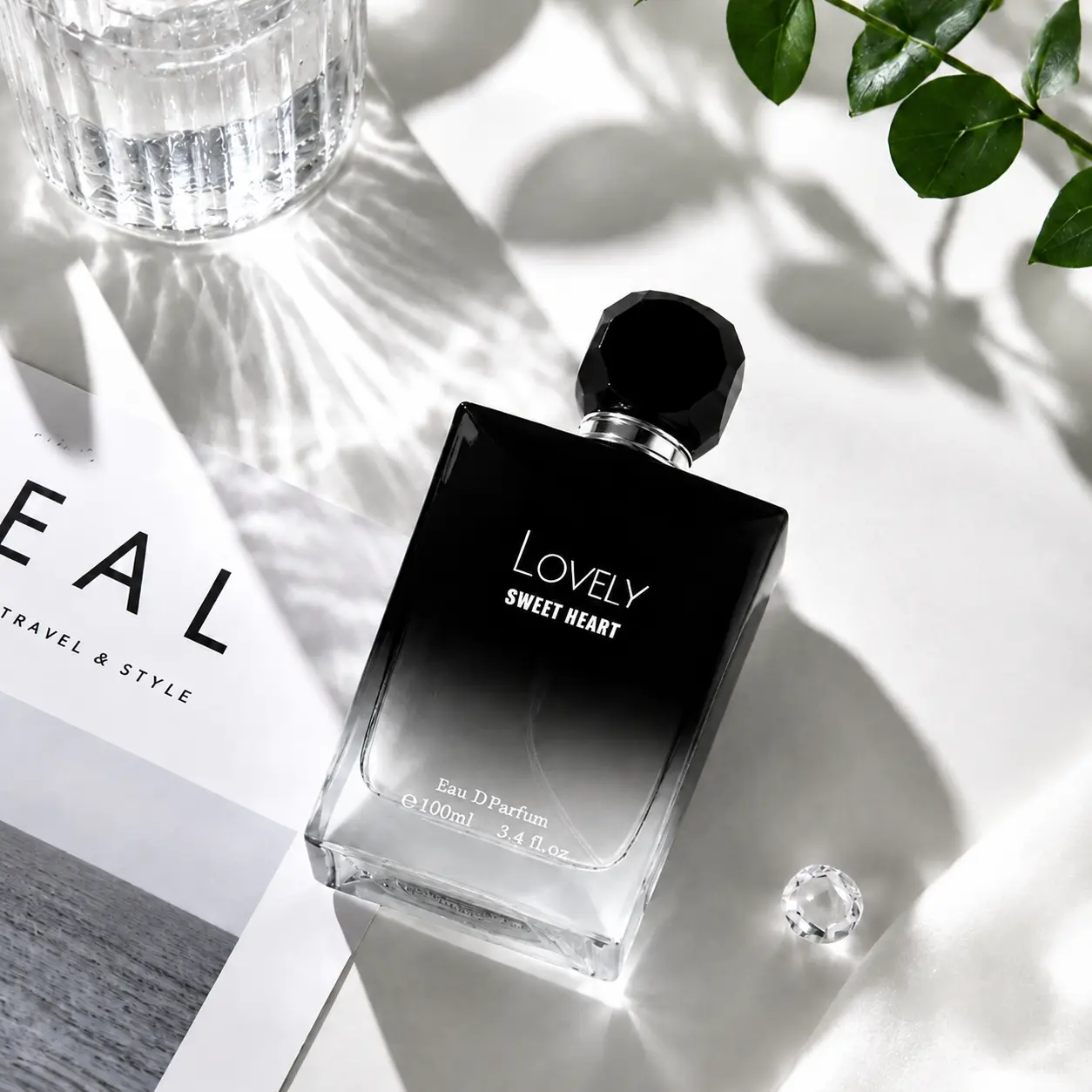 Lovely Sweet Heart Men's Perfume EDP 100ml Spray, Long Lasting arabian Perfumes for Men, Cologne with Spicy Woody, Floral Fruity Fresh Luxury Scent, Summer Fragrance for Date Night Commute, Business Holiday, Ideal Gift for Boyfriend, Husband, Male Friends