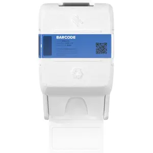 Zebra Barcode Label White