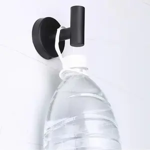 Stainless Steel Hooks Set, Strong Adhesive Door Back Clothing Hook, No Drilling Metal Hat Hanger, Durable Hardware Hanging Hooks