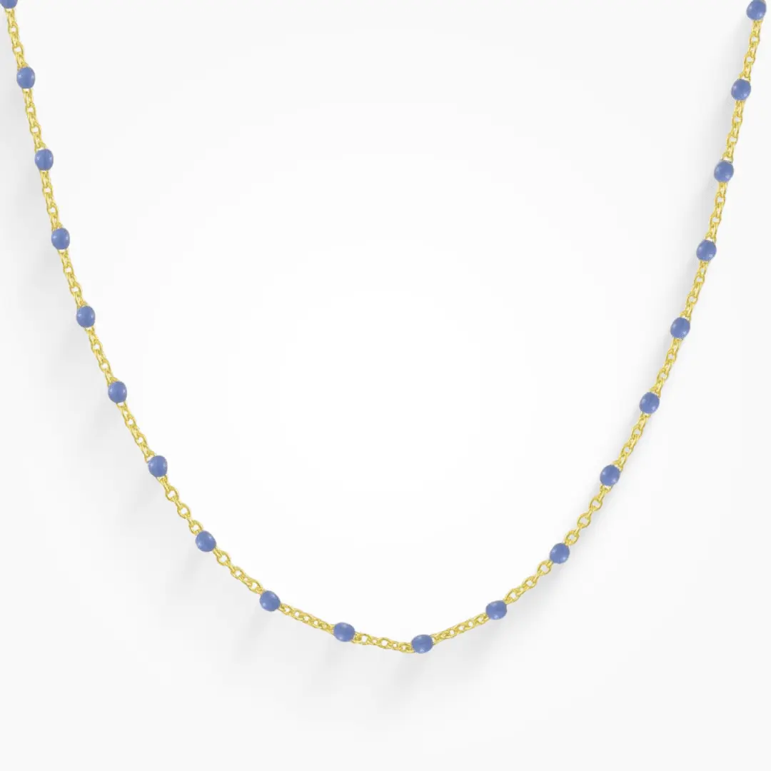 EVRY JEWELS Gold or Silver Plated Women's Hypoallergenic Tulum Necklace