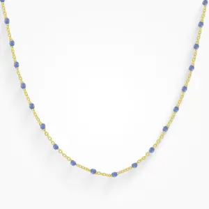 EVRY JEWELS Gold or Silver Plated Women's Hypoallergenic Tulum Necklace