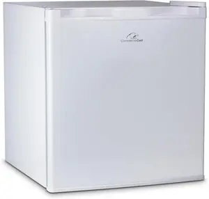 Commercial Cool 1.6 Cu. Ft. Compact Refrigerator, Single Door Mini Fridge with Chiller Compartment, Personal Fridge for Home or Dorm Room, R600a Refrigerant, CCR16W, White