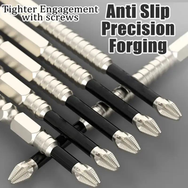 [New Version] Anti-Slip PH2 Impact Driver Bit Set magnetic phillips
