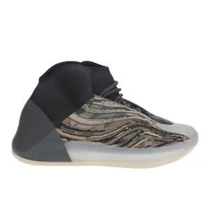adidas Mens Yeezy Quantum Lace Up Basketball Sneakers Shoes Casual - Beige, Black adidas Mens Yeezy Quantum Lace Up Basketball Sneakers Shoes Casual - Beige, Black
