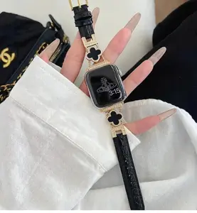 Lux Crocodile Leather Watch Band