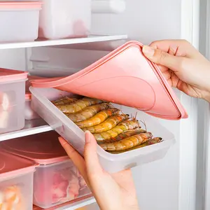 2pcs  2.5L food storage containers (double pack): one for soup, one for vegetables – perfect for a family meal.