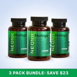 3 Pack NEQNH MORINGA ultimate superfood Green Blast of Nutrients Rich in Antioxidants