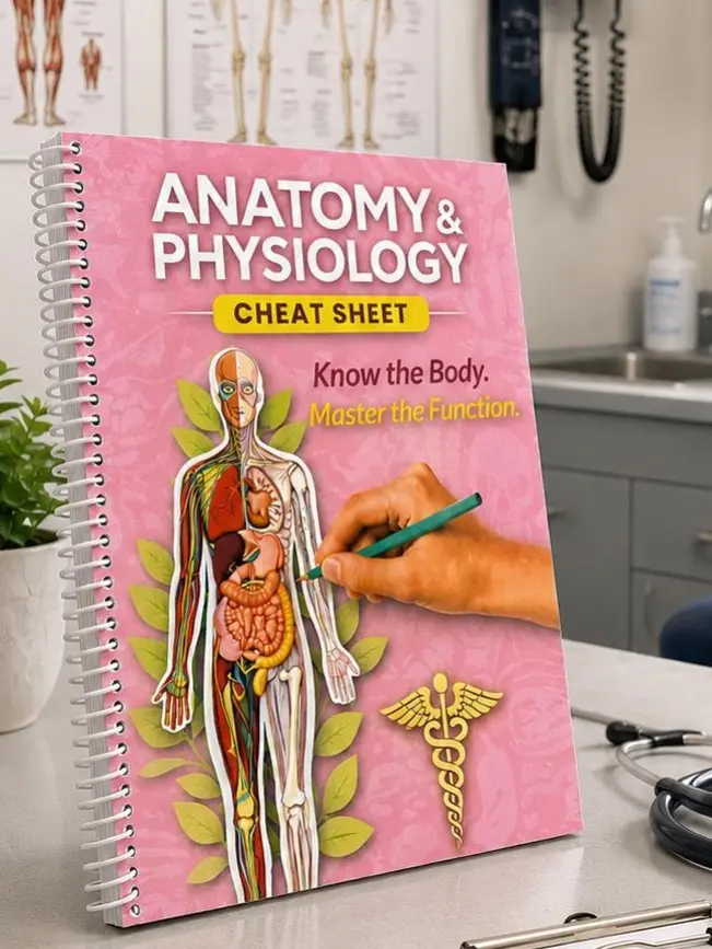 Anatomy & Physiology Cheat Sheet – A&P Nursing Study Guide & Visual Learning Reference