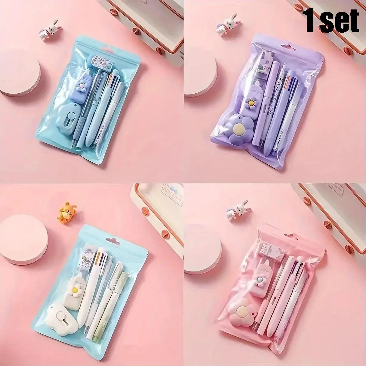 1 Set of Cute Stationery Gift Box – A durable and versatile stationery set perfect for students, Student Essentials, back-to-school supplies, teacher gifts, and stationery sets for students and teachers
