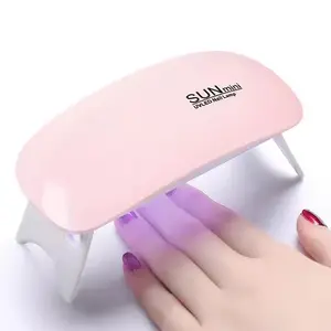 Portable Lightweight Sun Lamp Mini Nail Device LED UV Smart Light, Phototherapy Machine, Abs Material, No Ca Prop 65 Warning