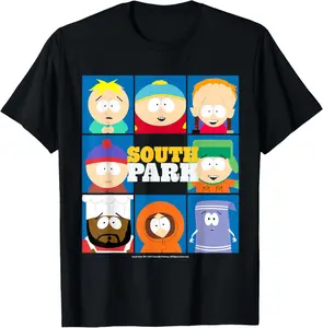 South Park Cast Framed Together T-Shirt