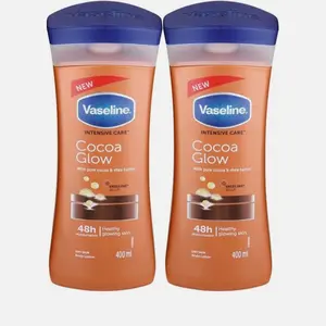 Vaseline Intensive Care Cocoa Glow Moisturizers Pack of 2 400mL - Skincare Moisture Hydrating