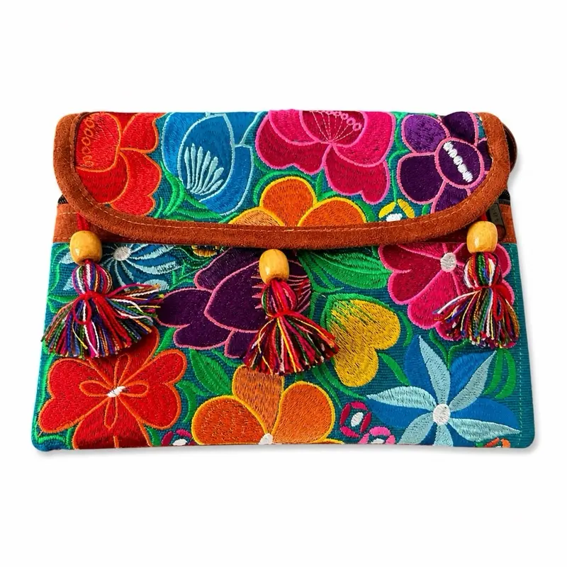 Bolsa artesanal Mexicana bordada