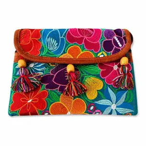 Bolsa artesanal Mexicana bordada