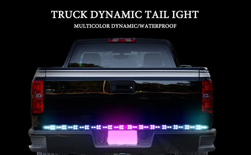 DIBMS Upgraded RGB Fall Warning Signal Driving Light Strip 60-Inch LED Strip for Customizable Ambient Lighting, Decorative Use, and Fall Warning Symbols